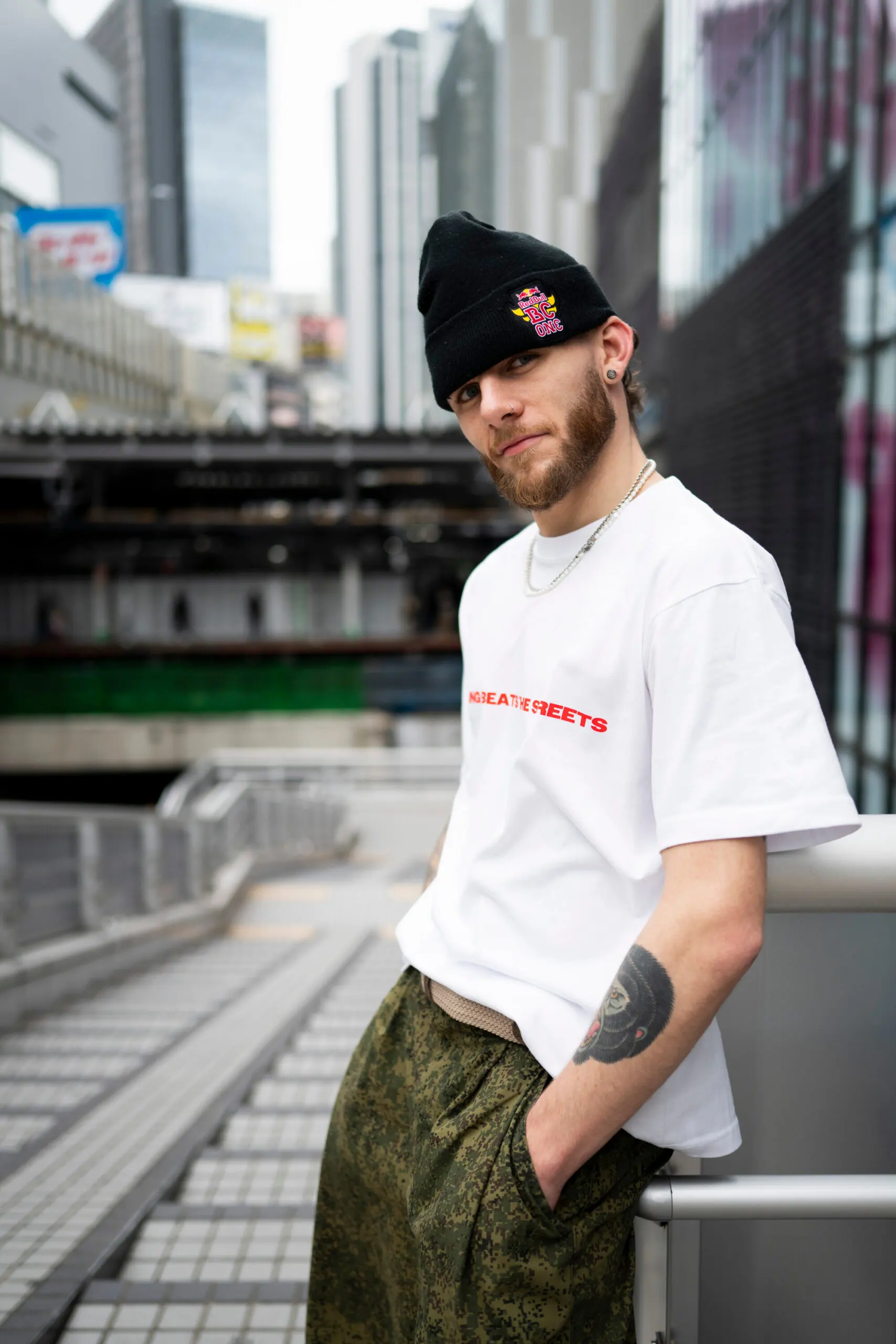 photo of professional B-Boy, artist, athlete and teacher from Dublin Leon Dwyer
