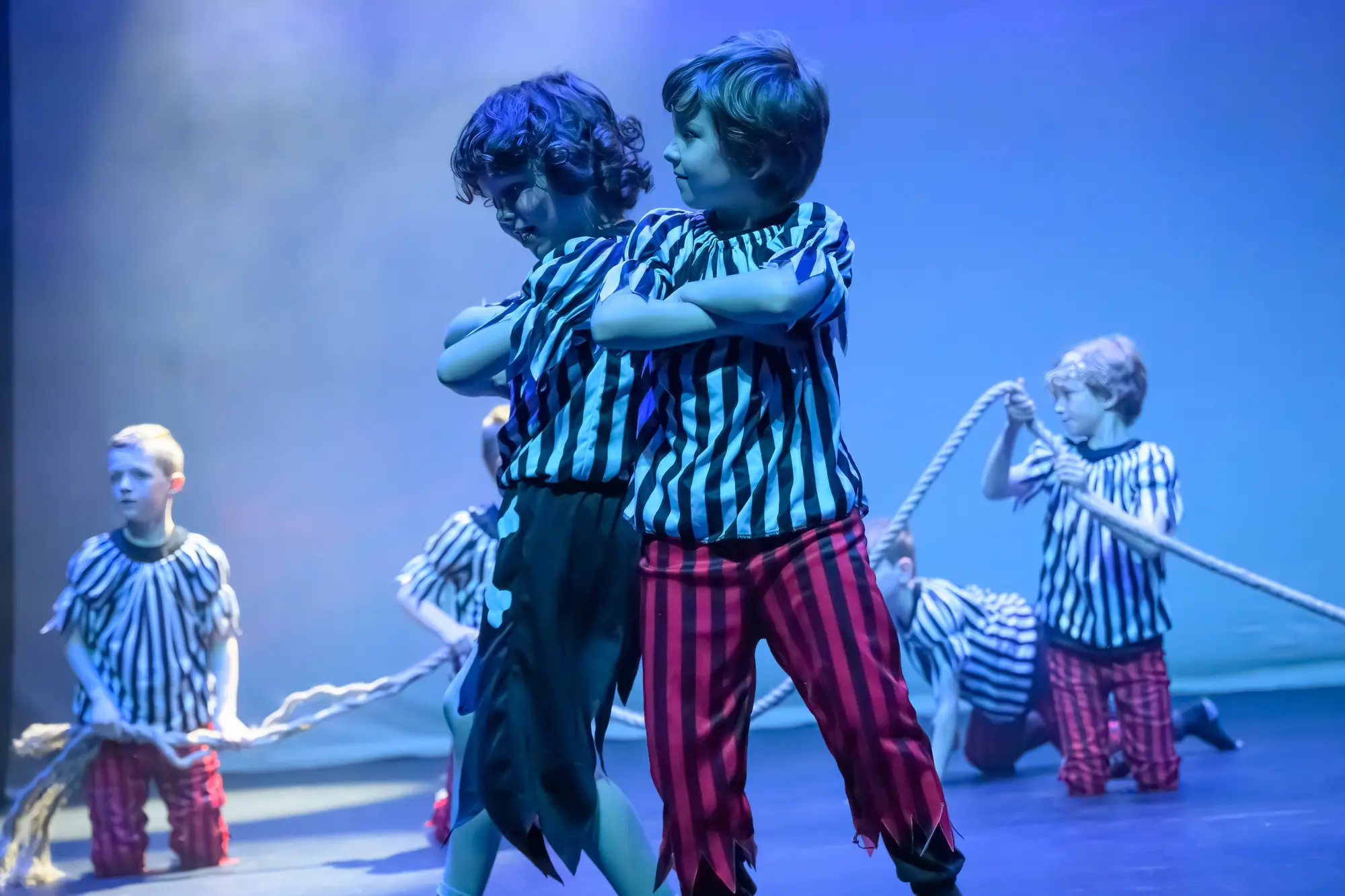 A boy in class at Ruth Shine School of Dance