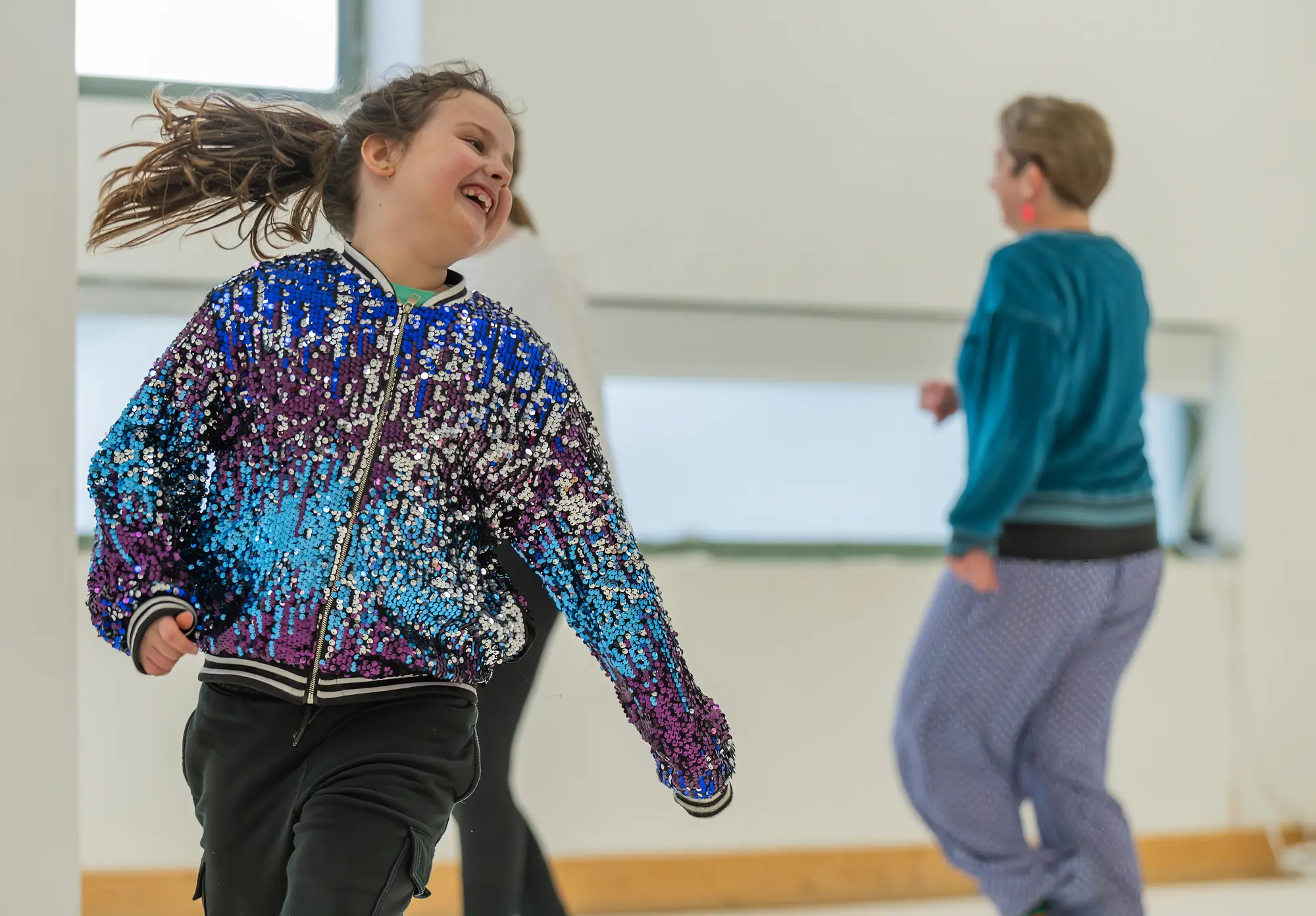 photo of a young dancer training at Ruth Shine dance studio